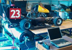 Home built go-kart dyno