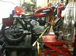 Inertia dyno, motorbikes homemade